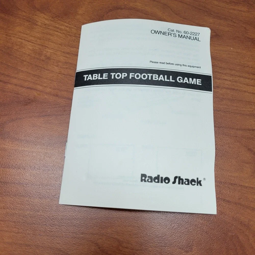 Raido Shack‎ LCD football vintage hand held video game